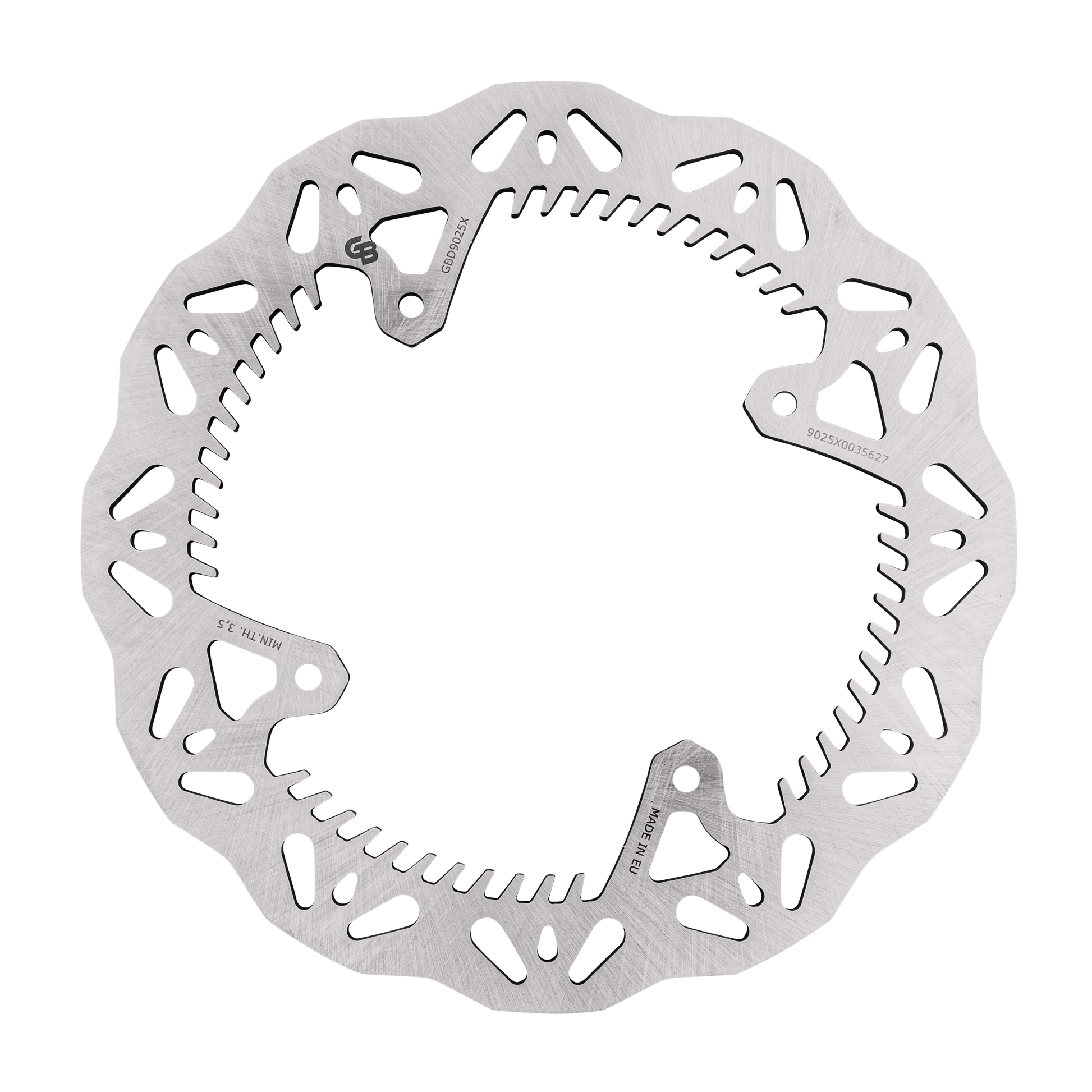 Gbrakes Standard Size Wave Rotors Brakes GBD9025X - Rear Rotor