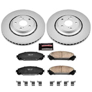PowerStop CRK4713 Power Stop 15-17 Lexus NX200t Front Z17 Evolution Geomet Coated Brake Kit