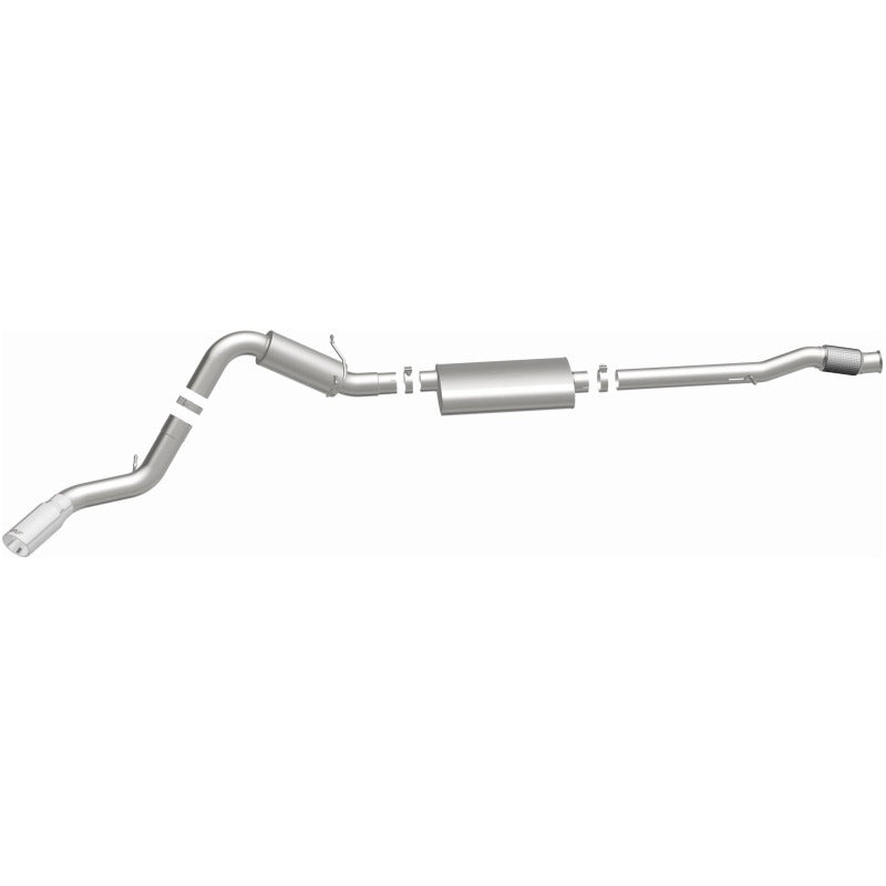 Magnaflow 15318 MagnaFlow 2014 Chevy/GMC Silverado/Sierra 1500 V8 6.2L SS Cat-Back Single P/S Rear Side Exit Exhaust