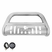 BBJPWR18-SP-PLFB Black Horse Bull Bar Kit