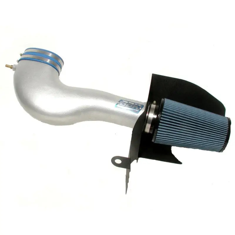 Silver air intake system with blue filter for Mustang 4.6 GT cold air intake kit