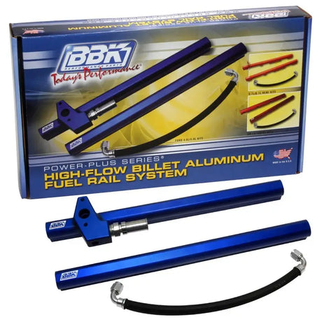 Blue billet aluminum fuel rail kit for 05-10 Mustang 4.6 GT high flow rail kit