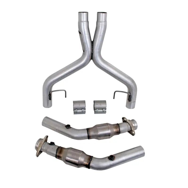BBK 05-10 Mustang 4.6 GT High Flow X Pipe With Catalytic Converters - 2-3/4 - Truck & Automotive