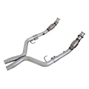 BBK 05-10 Mustang 4.6 GT High Flow X Pipe With Catalytic Converters - 2-3/4 - Truck & Automotive