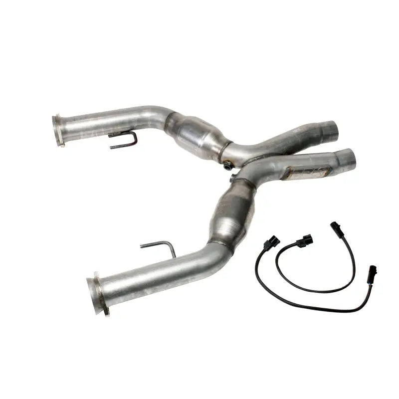 BBK 05-10 Mustang 4.6 Short Mid X Pipe With Catalytic Converters 2-3/4 For Long Tube Headers - Truck & Automotive