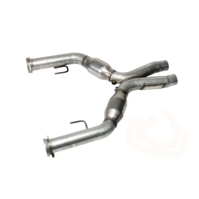 BBK 1637 BBK 05-10 Mustang 4.6 Short Mid X Pipe With Catalytic Converters 2-3/4 For BBK Long Tube Headers