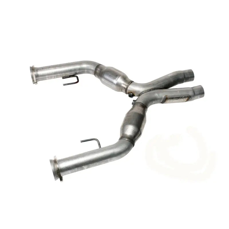 BBK 05-10 Mustang 4.6 Short Mid X Pipe With Catalytic Converters 2-3/4 For Long Tube Headers - Truck & Automotive
