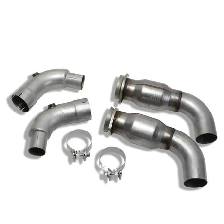 BBK 05-18 Dodge Challenger/Charger 6.1L/6.4L Hemi 3in Catted High Flow Mid Pipe 