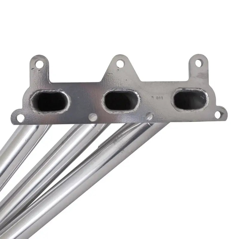 Shiny metal long tube exhaust headers for Camaro V6 with ceramic coating