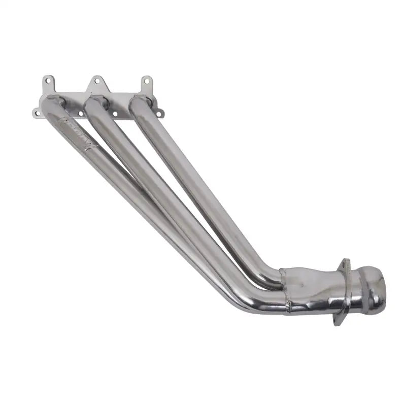 Shiny metallic long tube exhaust headers for Camaro V6 with ceramic coating