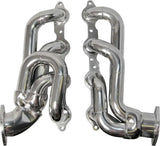 BBK shorty tuned length exhaust headers for Camaro LS3 with polished stainless manifold