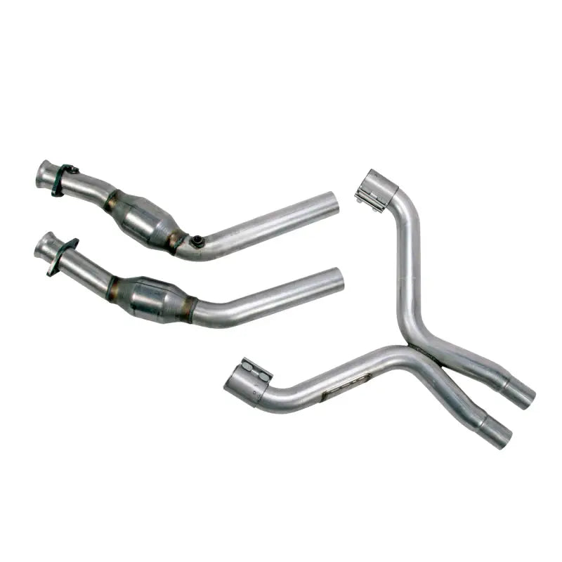 BBK 11-14 Mustang 3.7 V6 High Flow X Pipe With Catalytic Converters - 2-1/2 - Truck & Automotive