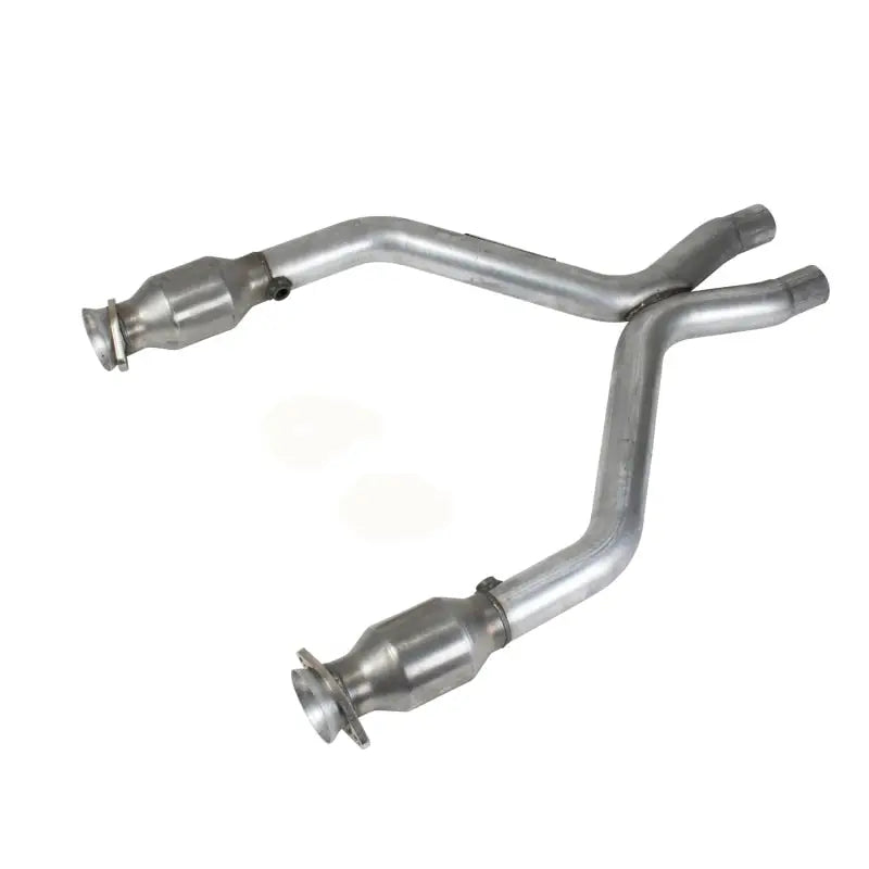 BBK 11-14 Mustang 3.7 V6 Short Mid X Pipe With Catalytic Converters 2-1/2 For BBK Long Tube Headers - 1461