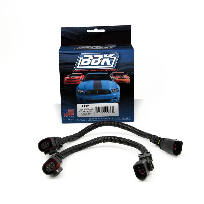 BBK 11-14 Mustang GT Front O2 Sensor Wire Harness Extensions 12 (pair) - Truck & Automotive