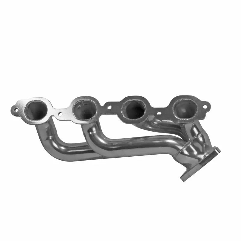 Shiny chrome tuned length headers for GM Truck 5.3/6.2 with shorty tuned length design