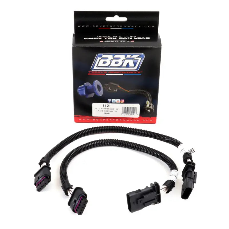 BBK 1121 BBK 18-19 Ford Mustang GT O2 Sensor Wire Harness Extensions 16in (pair)