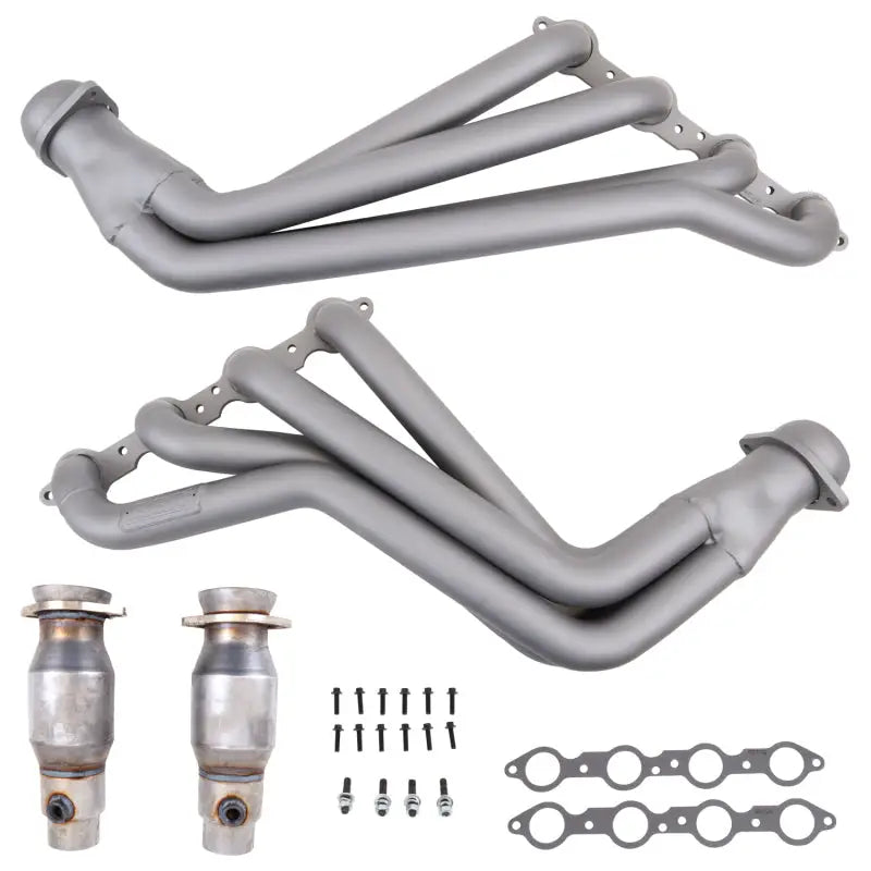 BBK 2010-15 Camaro Ls3/L99 1-7/8 Full-LenGTh Headers W/ High Flow Cats (Chrome) - Truck & Automotive
