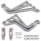 BBK 2010-15 Camaro Ls3/L99 1-7/8 Full-LenGTh Headers W/ High Flow Cats (Chrome) - Truck & Automotive