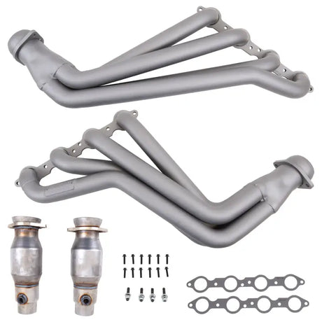BBK 2010-15 Camaro Ls3/L99 1-7/8 Full-LenGTh Headers W/ High Flow Cats (Chrome) - Truck & Automotive