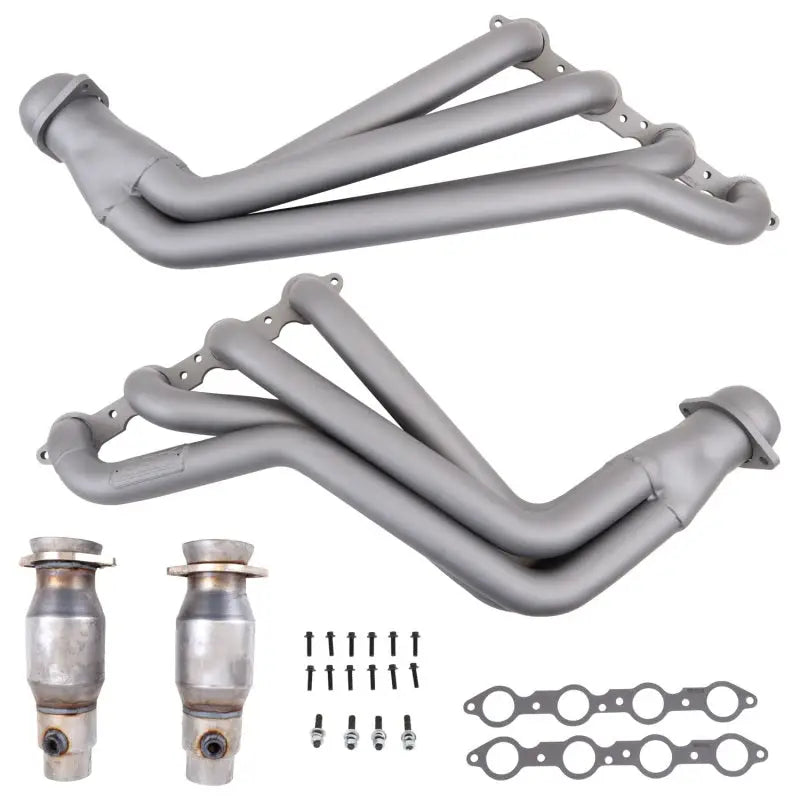 BBK 2010-15 Camaro Ls3/L99 1-7/8 Full-LenGTh Headers W/ High Flow Cats (Chrome) - Truck & Automotive