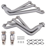 BBK 2010-15 Camaro Ls3/L99 1-7/8 Full-LenGTh Headers W/ High Flow Cats (Chrome) - Truck & Automotive