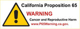 California Proposition 65 warning sign indicating cancer and reproductive harm risks, Truck & Automotive, AVADA - Best Sellers