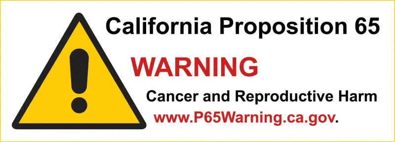 California Proposition 65 warning label indicating cancer and reproductive harm warning with URL reference to www.P65Warning.ca.gov, Truck & Automotive,AVADA - Best Sellers