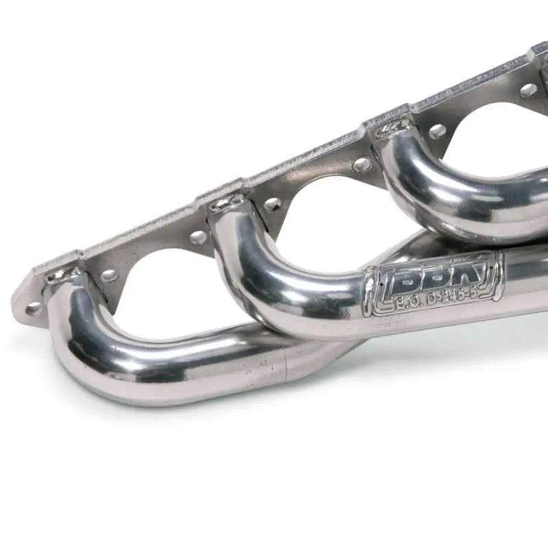 BBK 79-93 Mustang 5.0 Shorty Unequal Length Exhaust Headers - 1-5/8 Silver Ceramic 