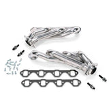 BBK 79-93 Mustang 5.0 Shorty Unequal Length Exhaust Headers - 1-5/8 Silver Ceramic 
