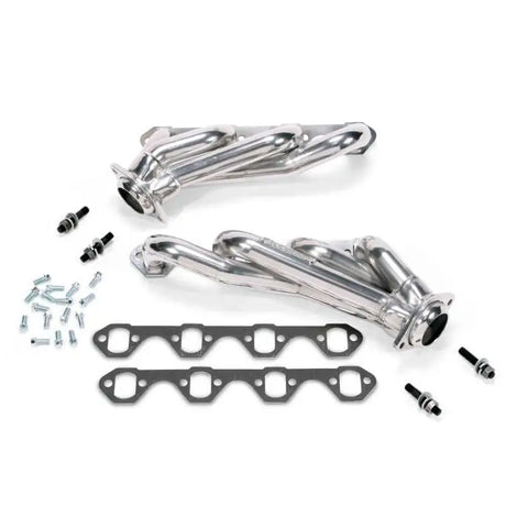 BBK 79-93 Mustang 5.0 Shorty Unequal Length Exhaust Headers - 1-5/8 Silver Ceramic 