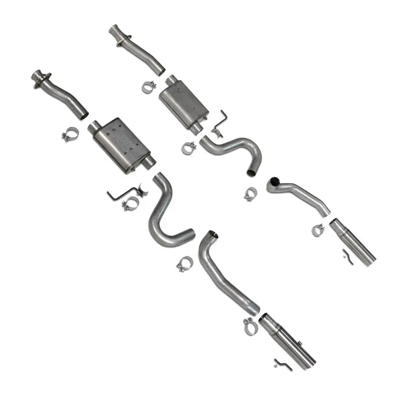 BBK 86-04 Mustang Cat Back Kit Varitune Mufflers Stainless Steel Tips - Truck & Automotive