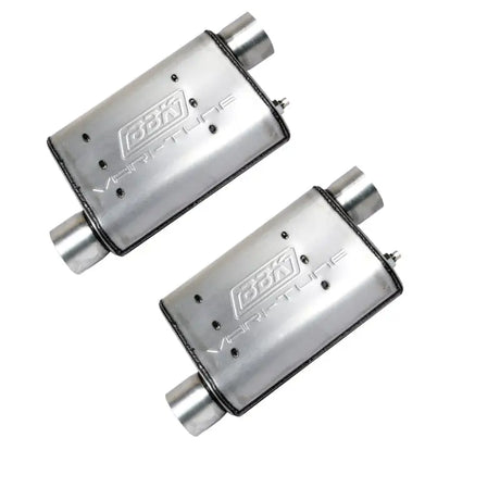 BBK 86-04 Mustang Cat Back Kit Varitune Mufflers Stainless Steel Tips - Truck & Automotive