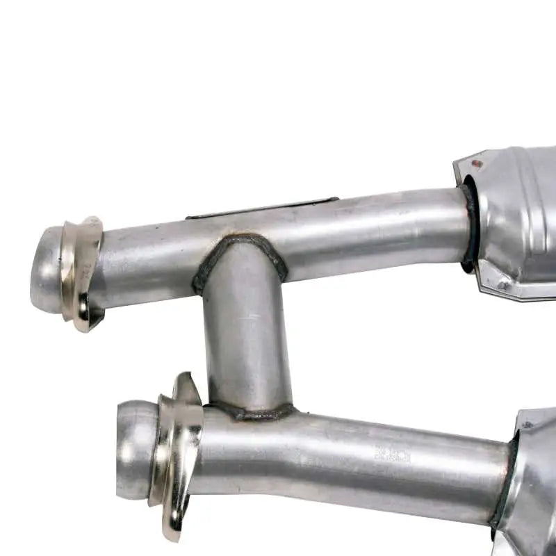 BBK 86-93 Mustang 5.0 High Flow H Pipe With Catalytic Converters - 2-1/2 