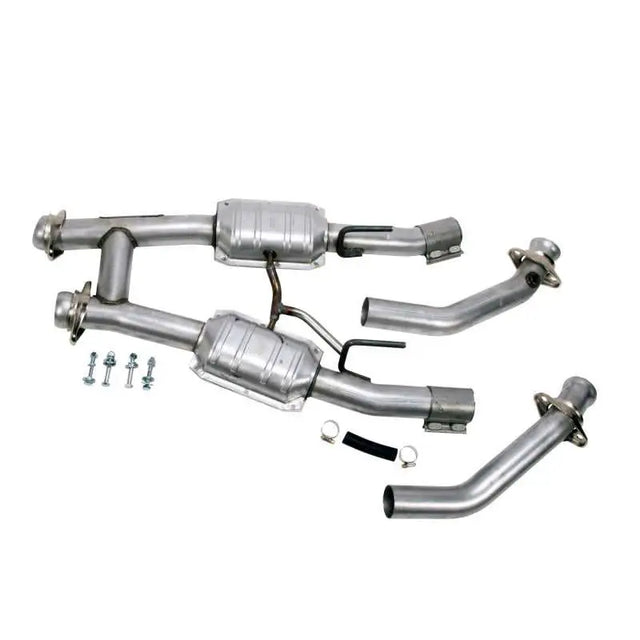 BBK BBK 86-93 Mustang 5.0 High Flow H Pipe With Catalytic Converters - 2-1/2