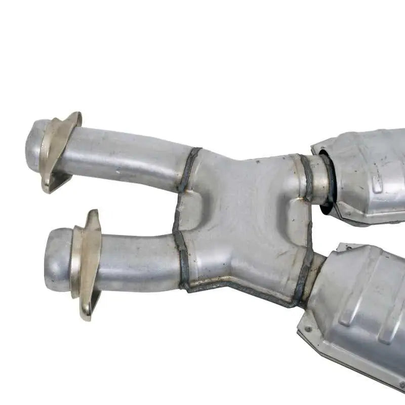 BBK 86-93 Mustang 5.0 High Flow X Pipe With Catalytic Converters - 2-1/2 
