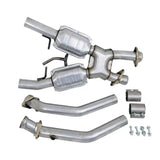 BBK 86-93 Mustang 5.0 High Flow X Pipe With Catalytic Converters - 2-1/2 