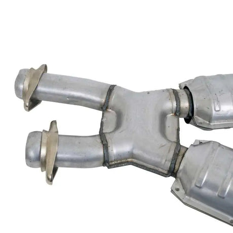 BBK 86-93 Mustang 5.0 High Flow X Pipe With Catalytic Converters - 2-1/2 