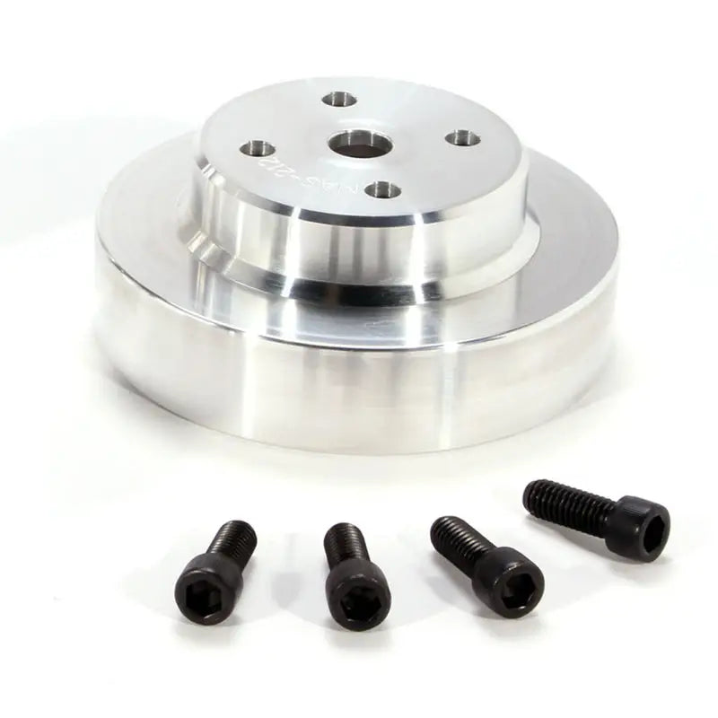 BBK 86-93 Mustang 5.0 Underdrive Pulley Kit - Lightweight CNC Billet Aluminum (3pc) - Truck & Automotive