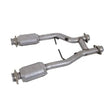 BBK 96-04 Mustang 4.6 GT / Cobra Short Mid H Pipe w Catalytic Converters 2-1/2 For Long Tube Headers - Truck &