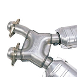 BBK 96-04 Mustang 4.6 GT / Cobra Short Mid X Pipe w Catalytic Converters 2-1/2 For Long Tube Headers - Truck &