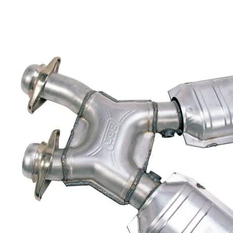 BBK 96-04 Mustang 4.6 GT / Cobra Short Mid X Pipe w Catalytic Converters 2-1/2 For Long Tube Headers - Truck &