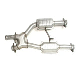 BBK 96-04 Mustang 4.6 GT / Cobra Short Mid X Pipe w Catalytic Converters 2-1/2 For Long Tube Headers - Truck &