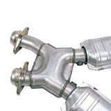 BBK 96-04 Mustang 4.6 GT / Cobra Short Mid X Pipe w Catalytic Converters 2-1/2 For Long Tube Headers - Truck &