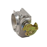 Silver throttle body with gold linkage for GM Vortec 80mm throttle body BBK Power Plus