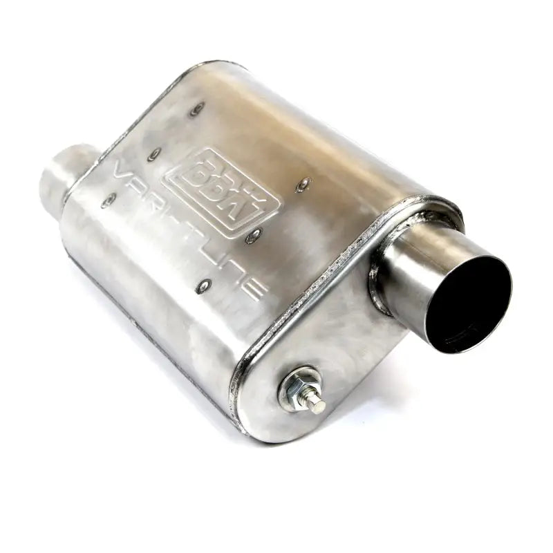 BBK VariTune Adjustable Performance Muffler 3.0 in. Offset/Offset Stainless Steel - Truck & Automotive