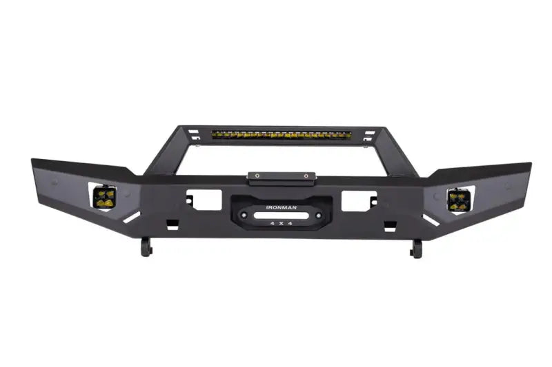 BBR077JLKS1-B80BFA Ironman 4X4 Bbr077 - Full Length Raid Winch Bum - Bumper
