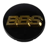 BBS Center Cap 70.6mm Black/Gold (3-tab) (56.24.073) - Truck & Automotive