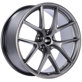 BBS CI-R 20x9 5x120 ET25 Platinum Silver Polished Rim Protector Wheel -82mm PFS/Clip Required - CI0202PSPO