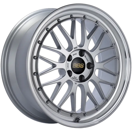 Silver BBS LM 19x8.5 wheel with diamond cut lip and PFS clip required