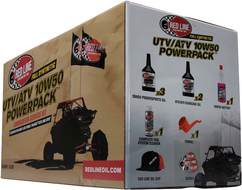 Red Line ATV Power Pack Chemicals 90220 - UTV ATV 10W50